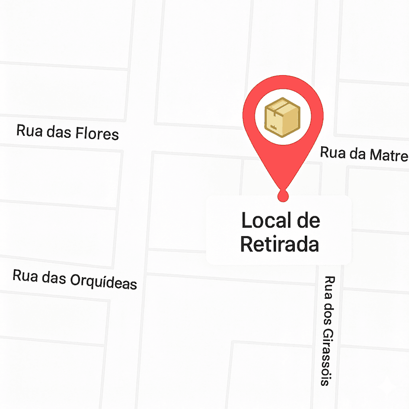 Ilustração representando o fluxo de recebimento de encomendas